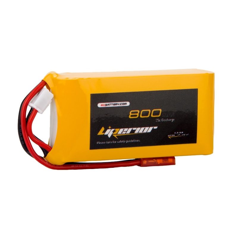 Batería LiPo 800 mAh 7.4 voltios / 25 C