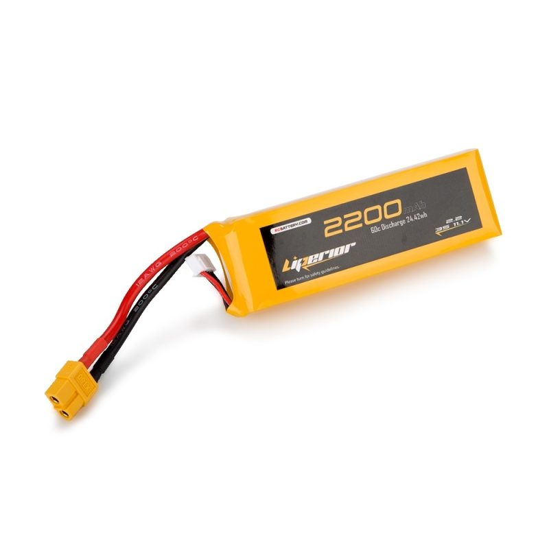 Batería LiPo 2200 mAh 11.1 voltios 60 C