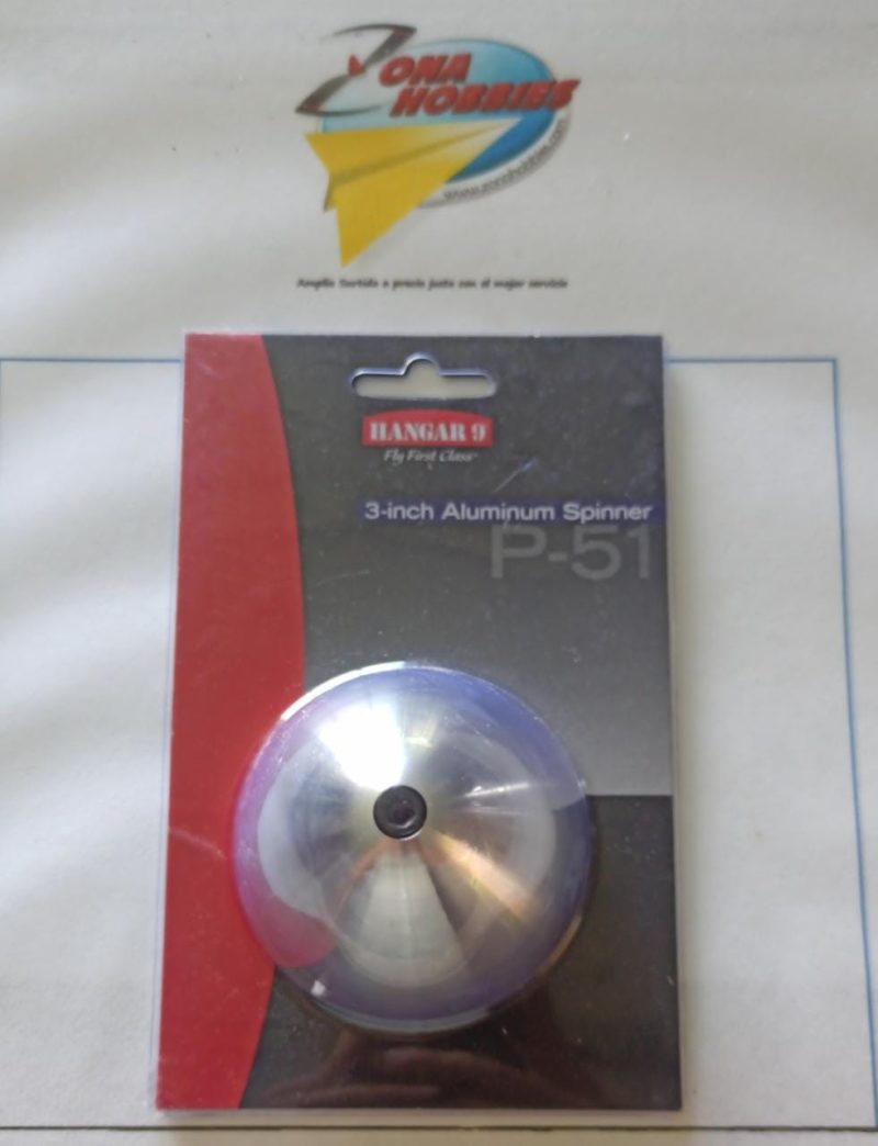 Spinner de aluminio de 76 mm / 3"