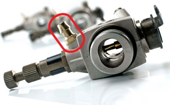 Conexión de presión / Carburador / Mofle 4.7 mm / 6-32"